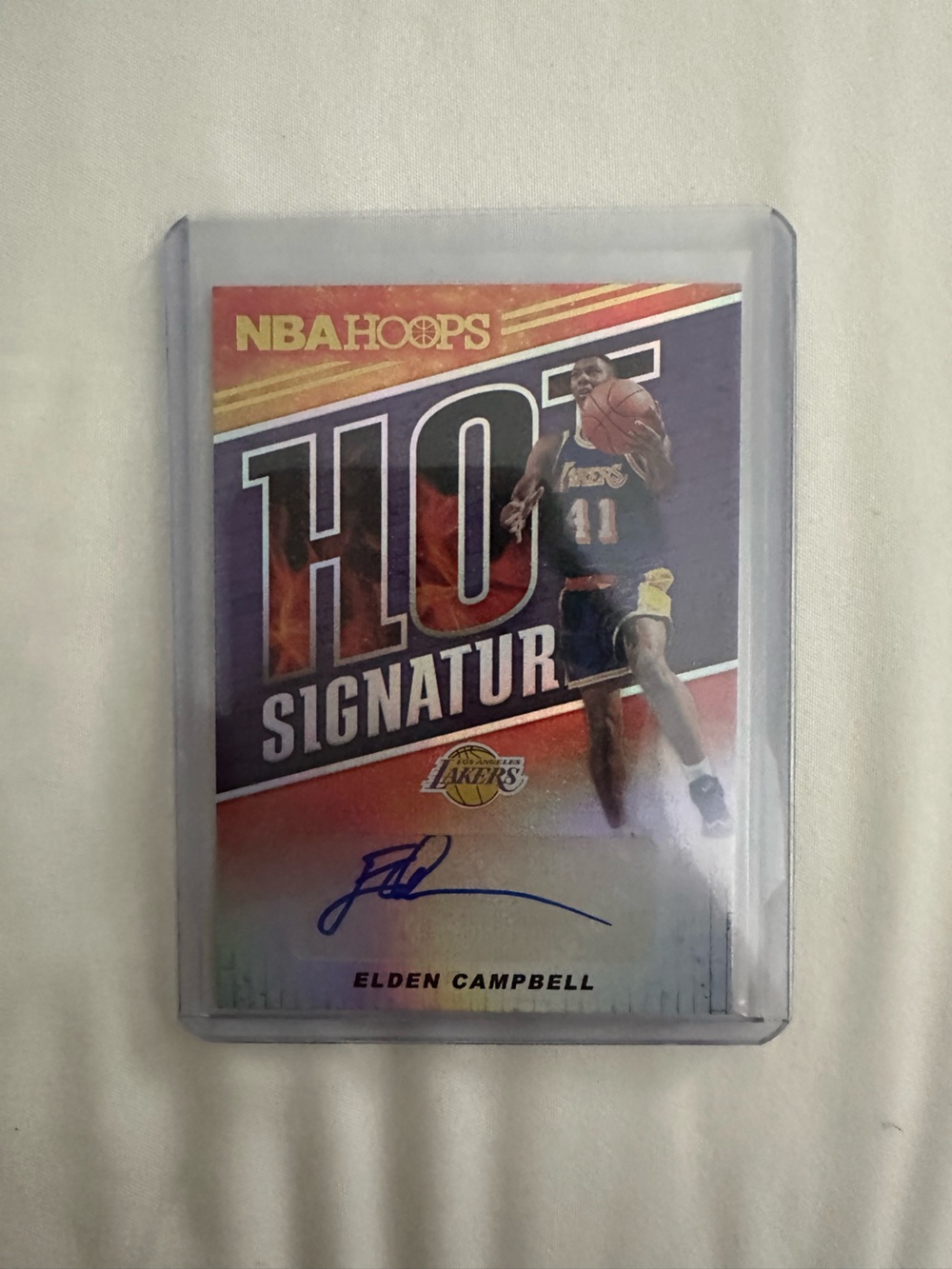 2018-19 Panini NBA Hoops - Hot Signatures Elden Campbell